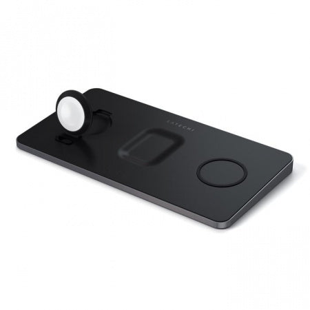 Satechi Trio Wireless Charging Pad (Apple Watch, Airpods, iPhone) - Black