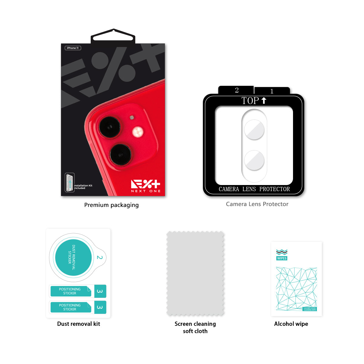 Lens Glass screen protection for iPhone 11