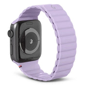 Silicone Magnet Traction Strap Lite for AppleWatch 45/44/42 mm Gen 1-7 - SE | Lavender