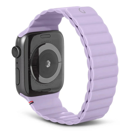 Silicone Magnet Traction Strap Lite for AppleWatch 45/44/42 mm Gen 1-7 - SE | Lavender