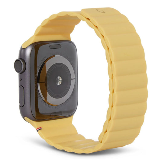 Silicone Magnet Traction Strap Lite for AppleWatch 45/44/42 mm Gen 1-7 - SE Sweet Corn