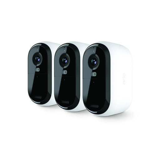 Arlo Essential (Gen.2) 2K Outdoor Security Camera - 3 Camera Kit - White