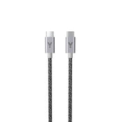 ISTYLE Fabric Braided Cable USB-C to USB-C 1.8m - Space grey