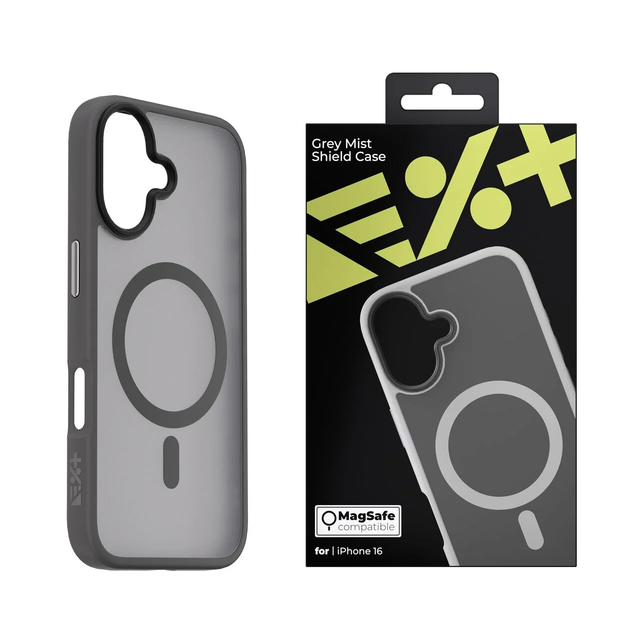 NEXT ONE GREY MIST SHIELD CASE FOR iPhone 16 MagSafe Compatible