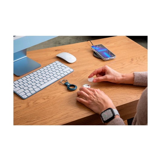 iStyle Leather Case for AirTag - brown