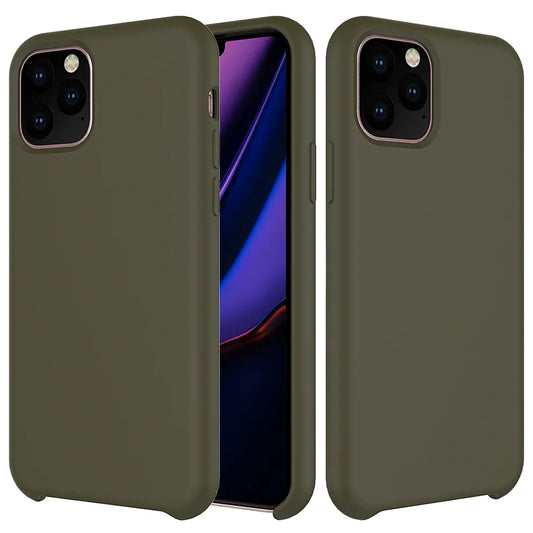 NextOne силиконска маска за iPhone 11 Pro - маслинеста