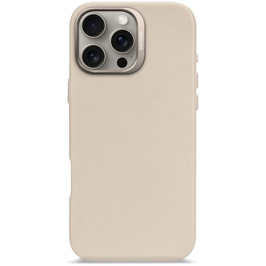 DECODED Leather Backcover for iPhone 16 Pro Max - Clay Beige
