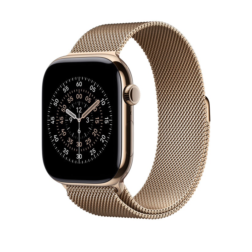 46mm Gold Milanese Loop - M/L - iSTYLE MK