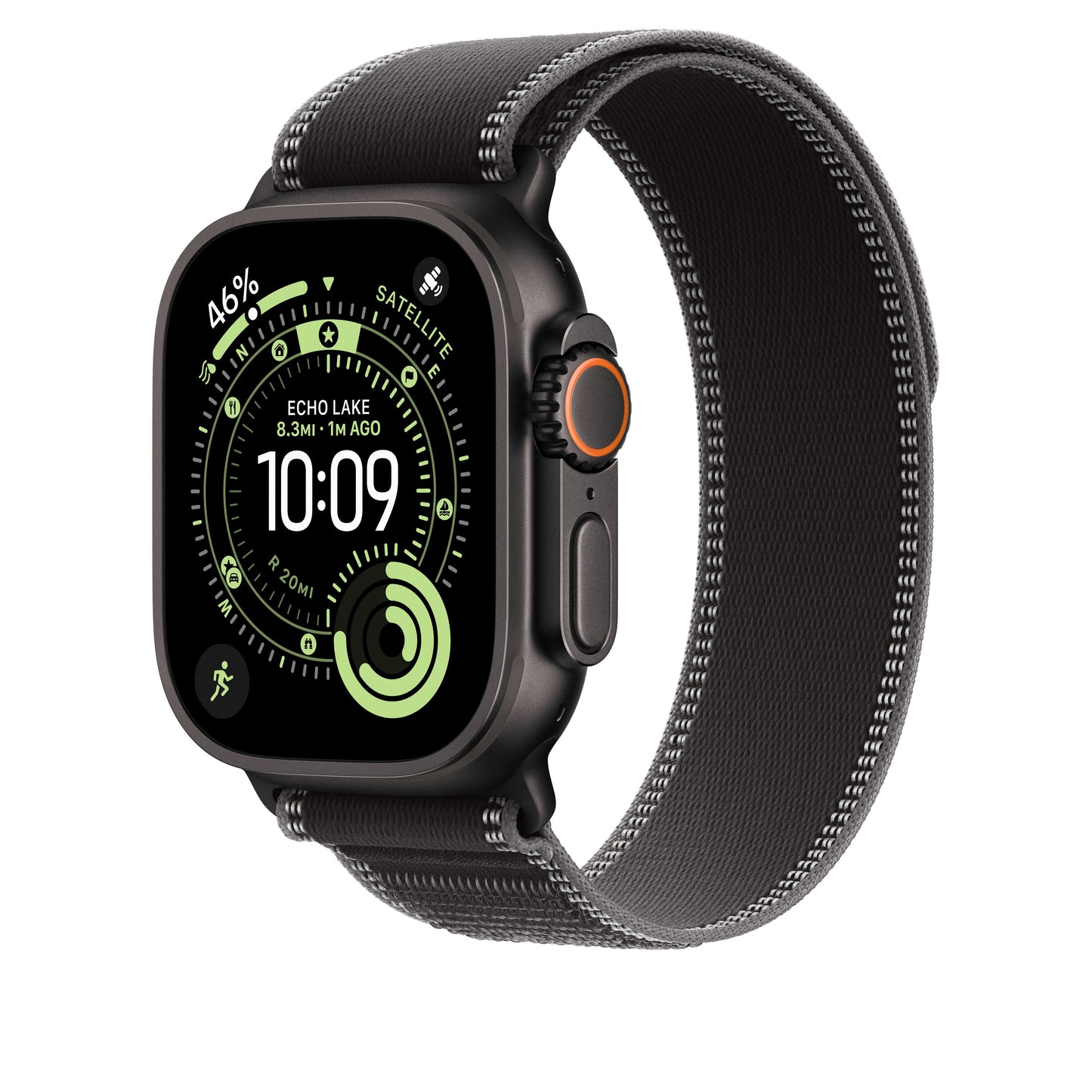 49mm Black/Charcoal Trail Loop - M/L - Black Titanium Finish - iSTYLE MK
