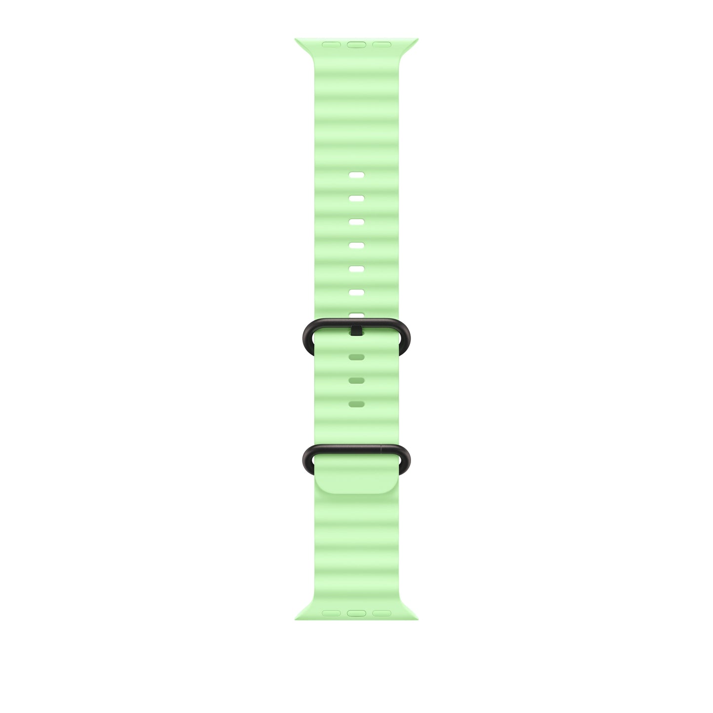 49mm Neon Green Ocean Band - Black Titanium Finish - iSTYLE MK