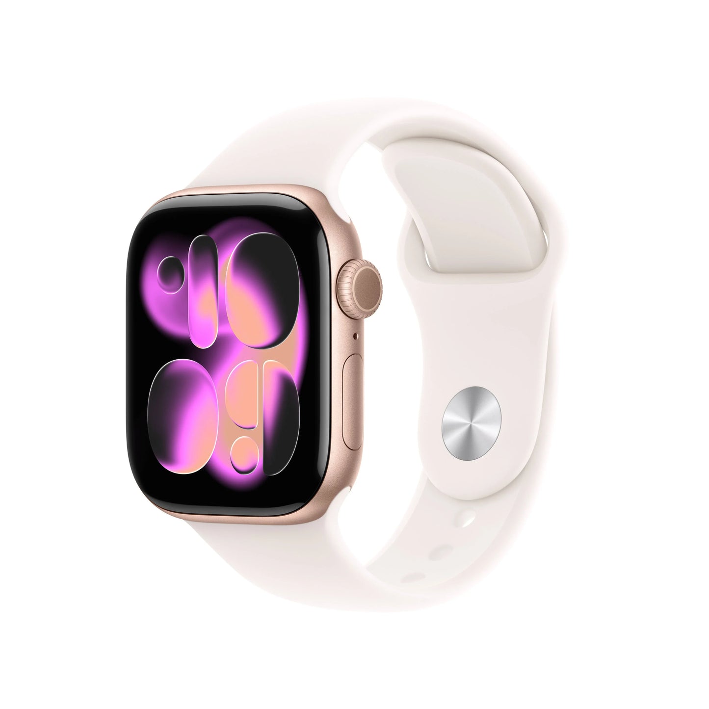 Apple Watch Series 11 GPS 42mm Rose Gold Aluminium Case with Light Blush Sport Band - S/M - iSTYLE MK