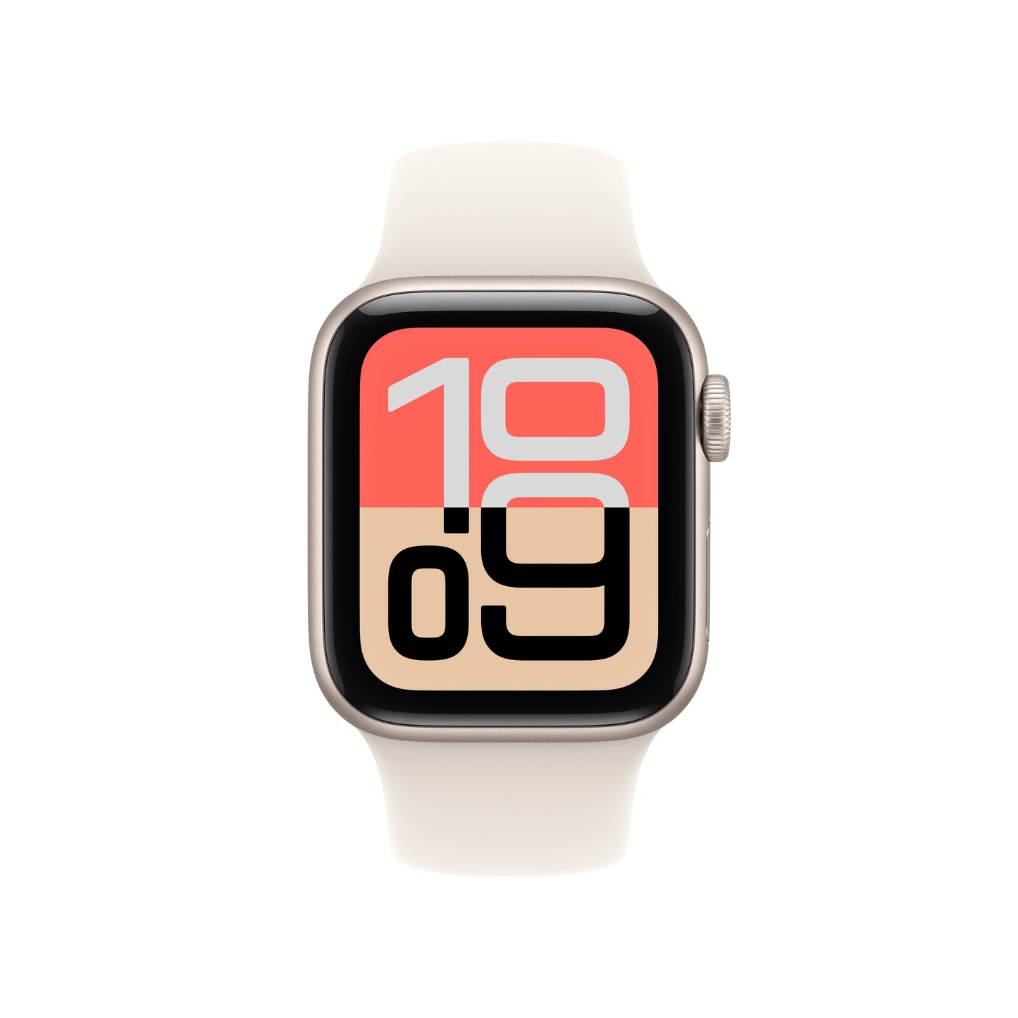 Apple Watch SE 3 GPS 40mm Starlight Aluminium Case with Starlight Sport Band - M/L - iSTYLE MK