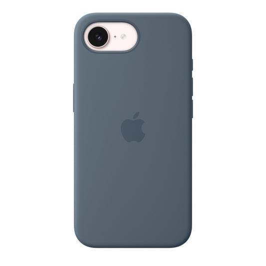 iPhone 17e Silicone Case with MagSafe – Anchor Blue - iSTYLE.mk