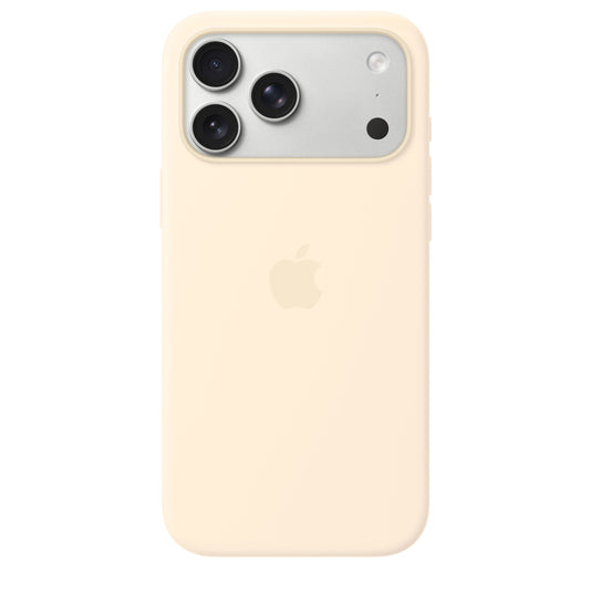 iPhone 17 Pro Max Silicone Case with MagSafe – Vanilla - iSTYLE.mk