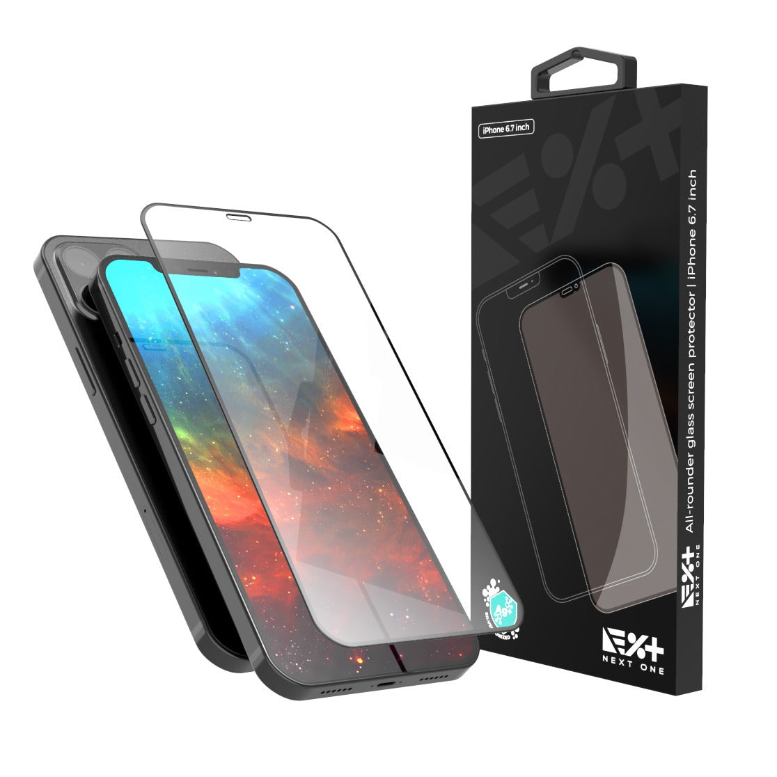 NEXT ONE заштитно стакло за iPhone 12 | 12 Pro (ALL-ROUNDER)
