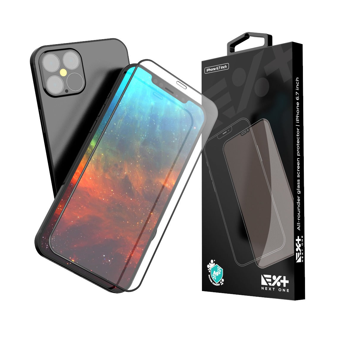 NEXT ONE заштитно стакло за iPhone 12 | 12 Pro (ALL-ROUNDER)