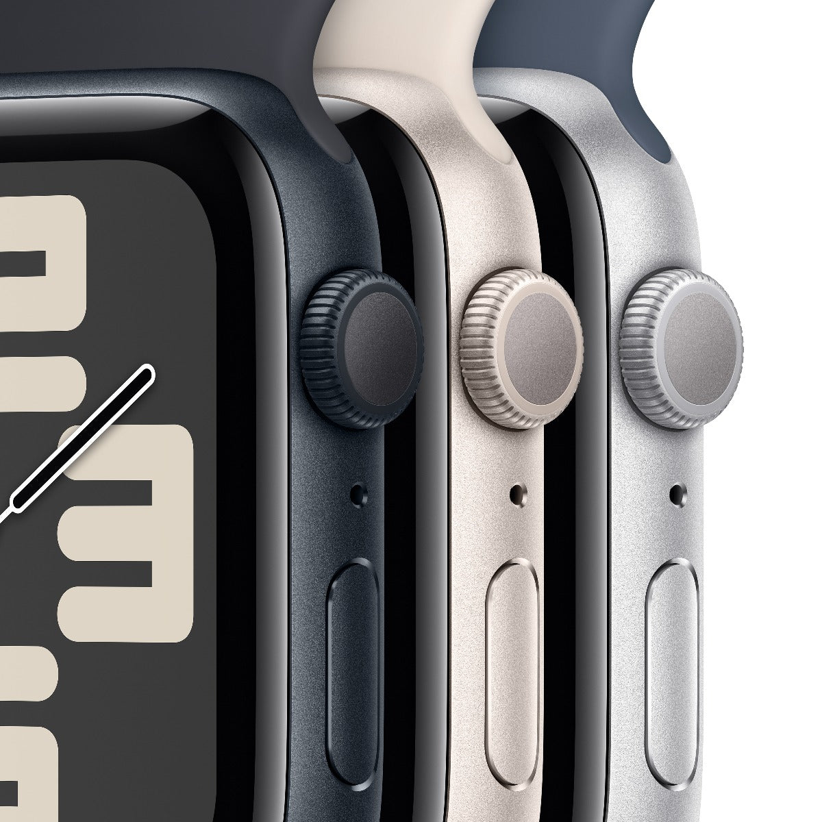 Apple Watch SE2 v2 GPS 44mm Starlight Alu Case w Starlight Sport Band - M/L