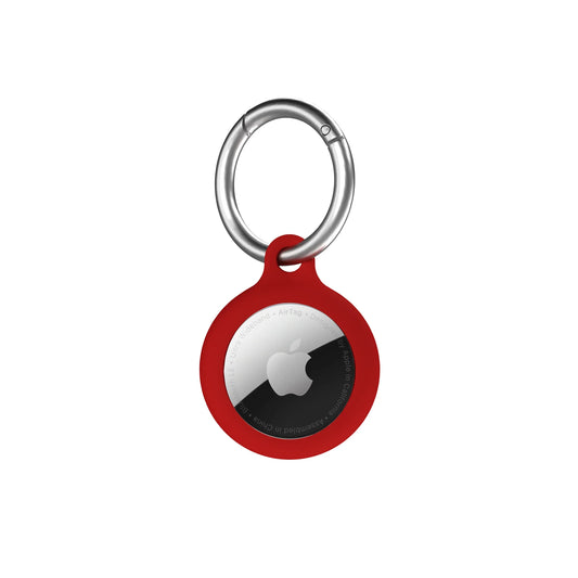 Next One AirTag Secure Silicone Key Clip | RED