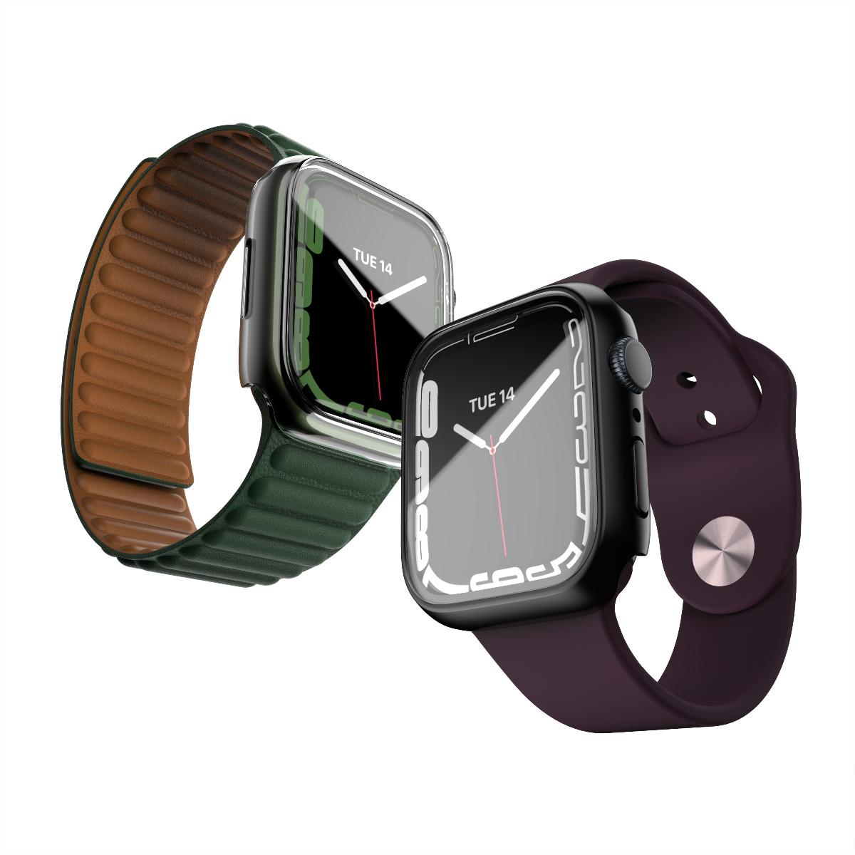APPLE WATCH CLEAR SHIELD CASE 45MM