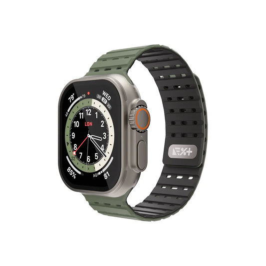 NEXT ONE ремче за Apple Watch 46/49 mm, силикон, Зелена