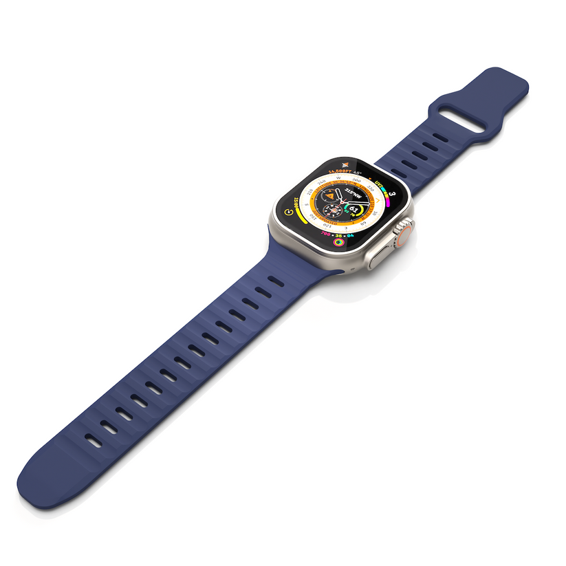 NEXT ONE SILICONE ACTIVE BAND FOR APPLE WATCH 44/46/49MM | BLUE