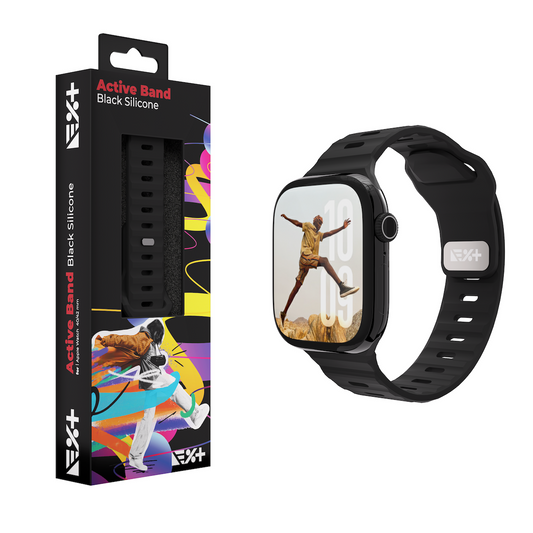 NEXT ONE SILICONE ACTIVE BAND FOR APPLE WATCH 40/42MM | BLACK
