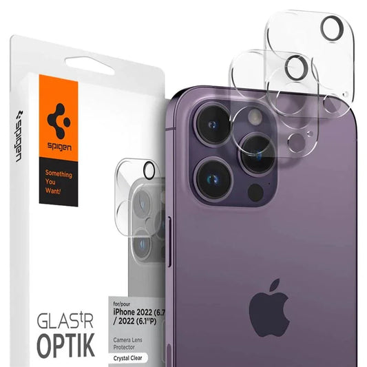 Spigen Glass Optik 2 Pack, clear - iPhone 14/iPhone 14 Plus