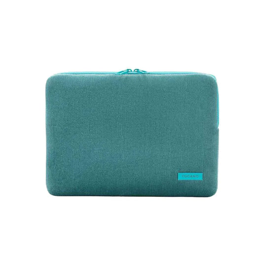 Tucano Velluto 13inch Case Stretchy neoprene & corduroy cover MacBook Pro/Air 13inch & Laptop 12inch - Petrol Blue