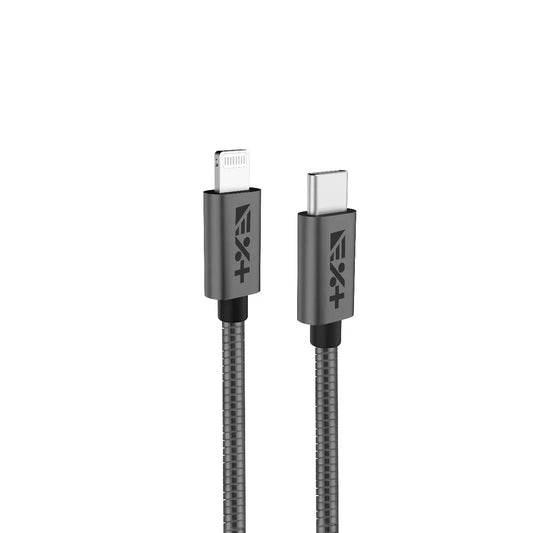 Next One SPACE GRAY USB-C TO LIGHTNING 1.2M METALLIC CABLE