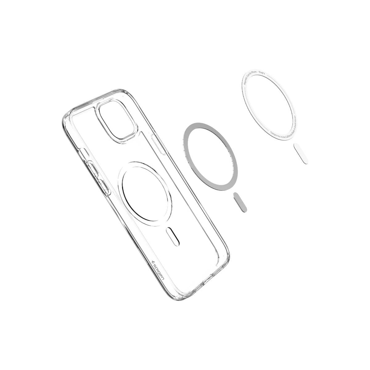 Spigen Crystal Hybrid MagSafe, white - iPhone 14