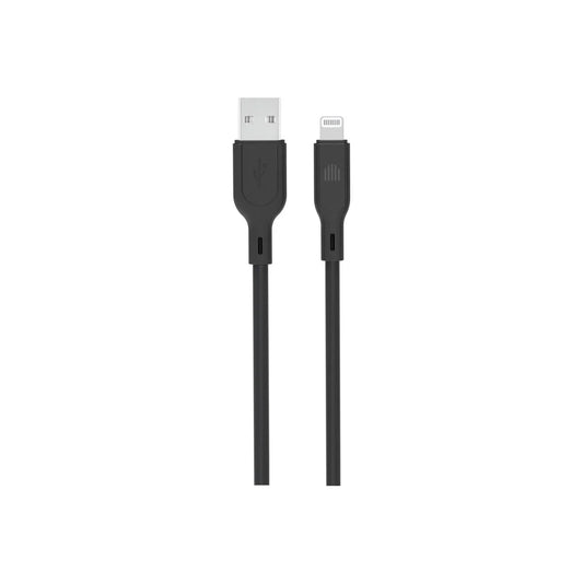 Dviced Cable USB-A to Lightning silicone 1,25m - Black