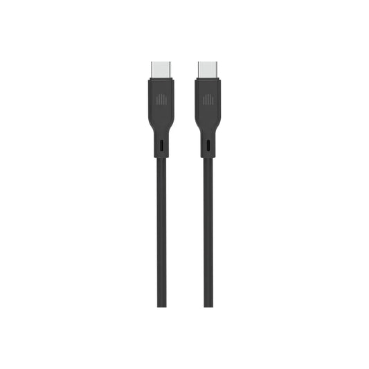 Dviced Cable USB-C to USB-C silicone 1,25m - Black
