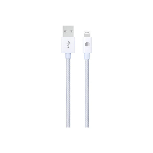 Dviced Cable USB-A to Lightning Nylon Textile 1,25m - White