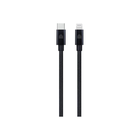 Dviced Cable USB-C to Lightning Nylon Textile 1,25m - Black