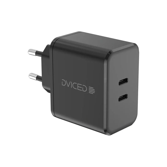 Dviced Wall charger 65W GaN 2 USB-C EU - Black
