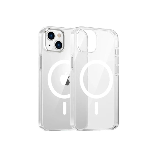 Dviced Magsafe iPhone 15 clear case - White