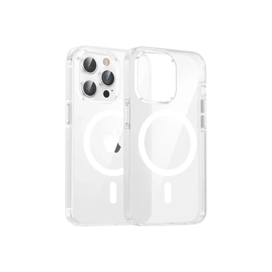 Dviced Magsafe iPhone 15 Pro clear case- White