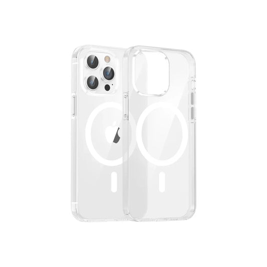 Dviced Magsafe iPhone 15 Pro Max clear case - White