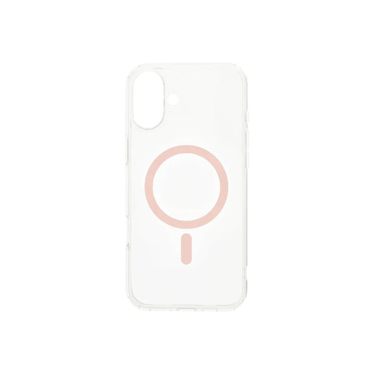 Dviced Magsafe iPhone 16  clear case - Pink