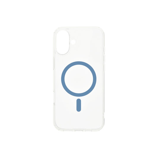 Dviced Magsafe iPhone 16 clear case - Blue