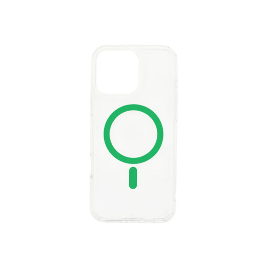 Dviced Magsafe iPhone 16 Pro clear case - Green