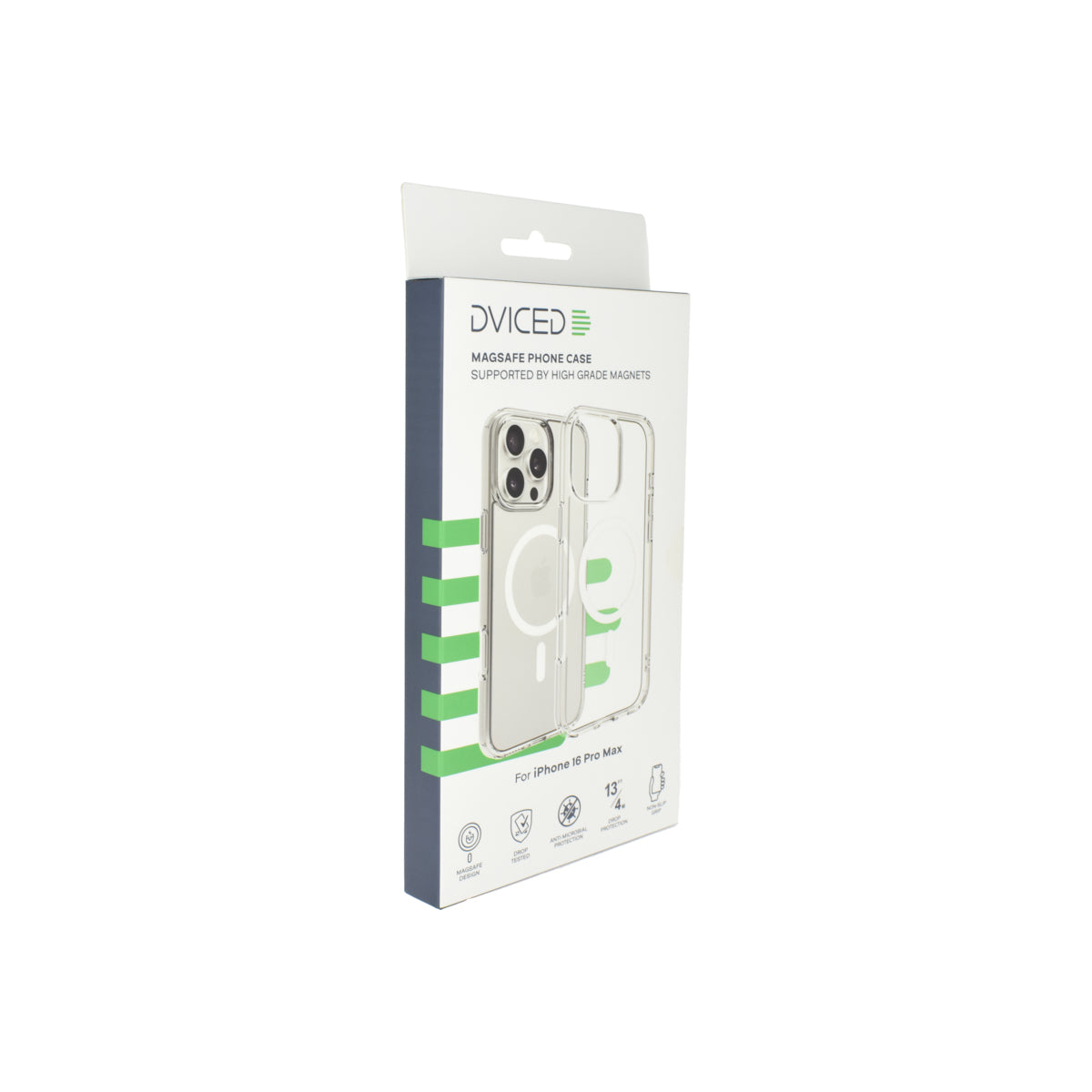 Dviced Magsafe iPhone 16 Pro Max clear case - White