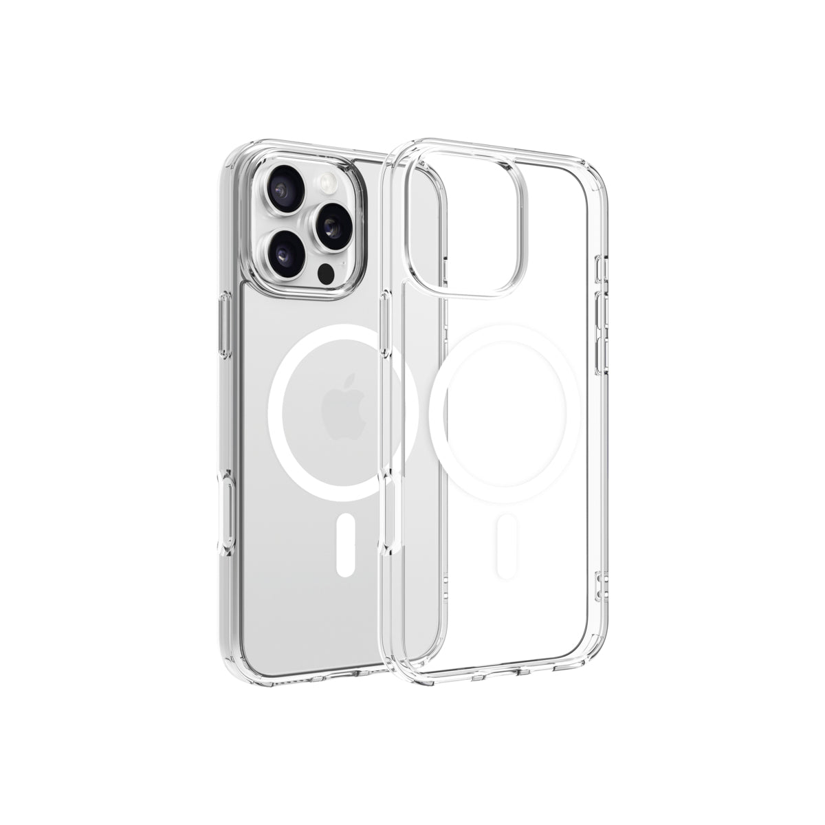 Dviced Magsafe iPhone 16 Pro Max clear case - White