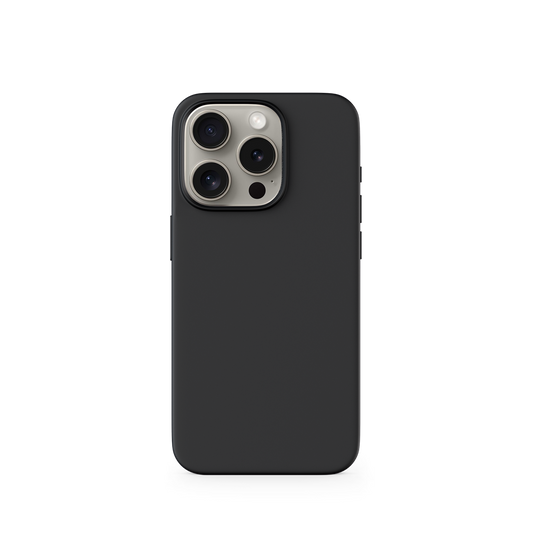 EPICO Mag+ Silicone Case Pro - Black - iPhone 16 Pro