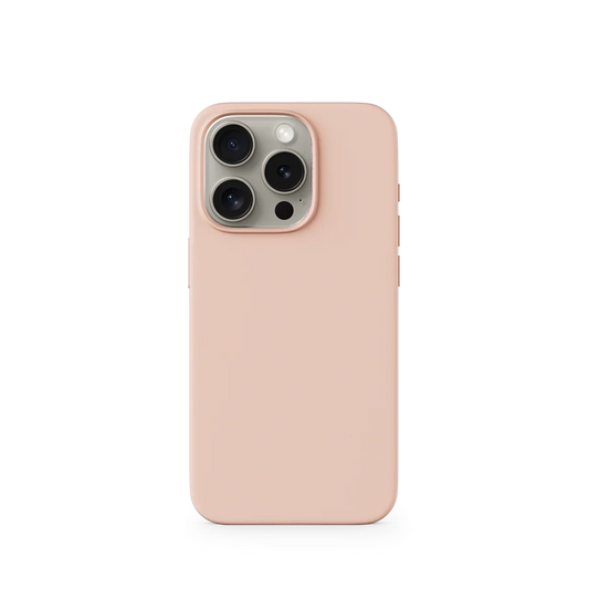 EPICO Mag+ Silicone Case Pro - Peach Pink - iPhone 16 Pro Max