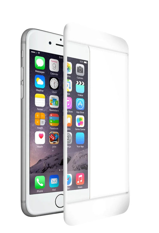 Next One 3D заштитно стакло за iPhone SE / 8 / 7 - бело