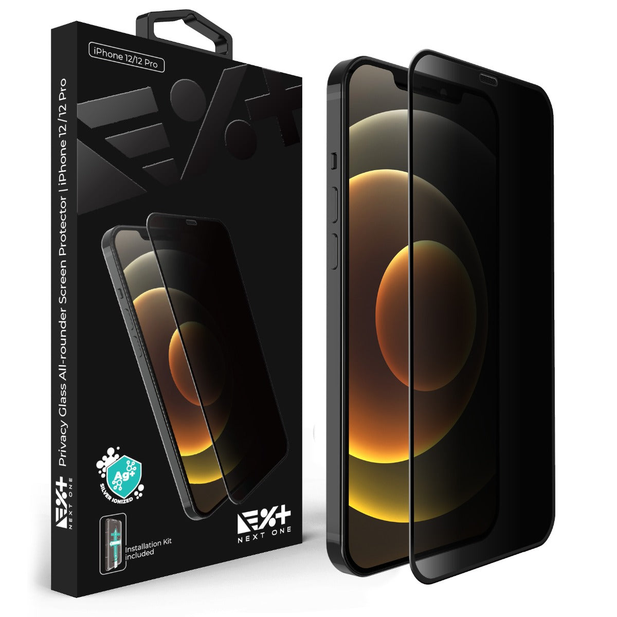 NEXT ONE заштитно стакло за iPhone 12 | 12 Pro (PRIVACY)