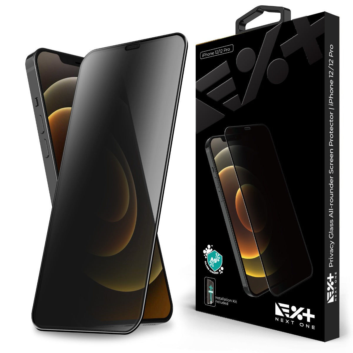 NEXT ONE заштитно стакло за iPhone 12 | 12 Pro (PRIVACY)