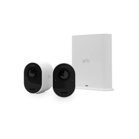 Arlo Ultra 2 Outdoor Security Camera 2 Camera Kit - White