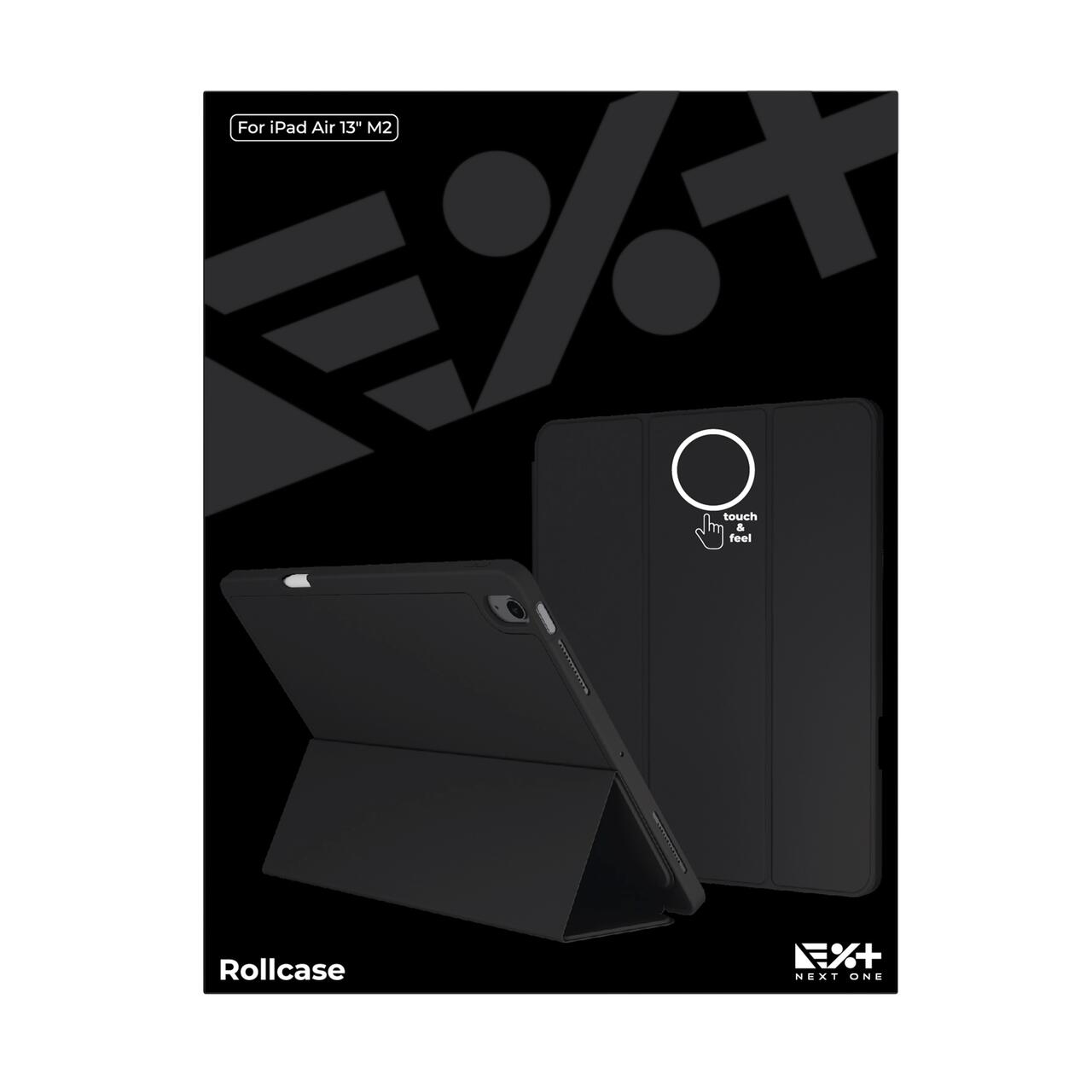NEXT ONE BLACK ROLLCASE FOR IPAD AIR 13"" M2